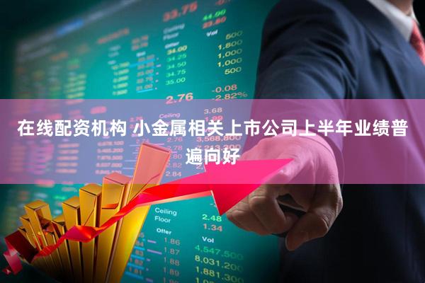 在线配资机构 小金属相关上市公司上半年业绩普遍向好